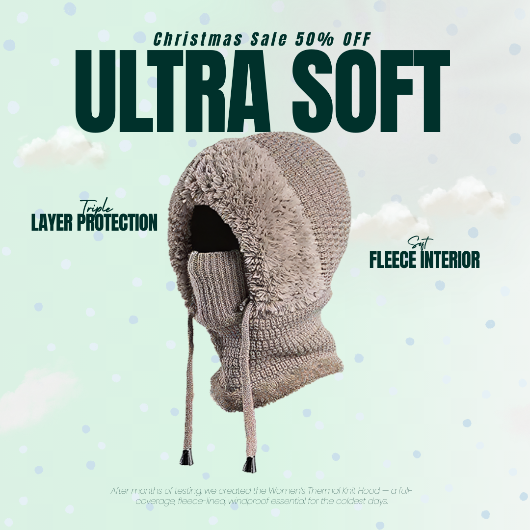 🎄Christmas Sale 50% OFF ⛄️ Women’s Thermal Fleece Hood