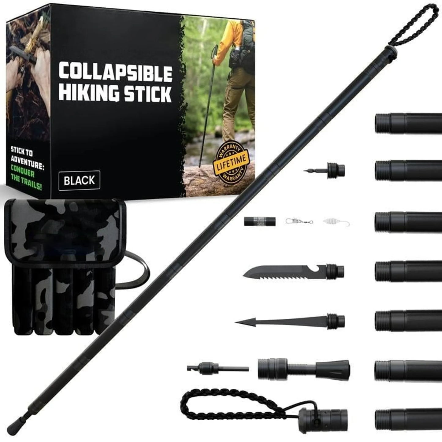 🔥 Last Day! 50% OFF 🔥 Tactical Hiking Stick